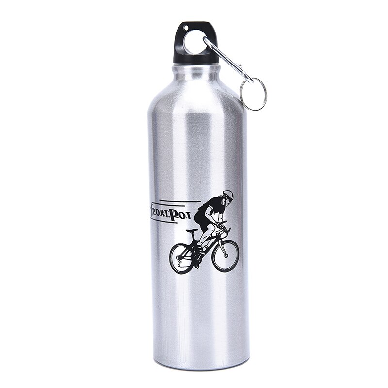 750ml Water Bottle Aluminum Alloy Sports Water Bottles Cycling Camping Bicycle Bike Kettle Outdoor Riding Sports Kettle