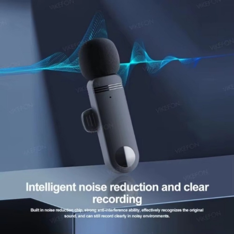 Neues kabelloses Lavalier-Mikrofon, tragbares Mini-Mikrofon für Audio-- und Videoaufnahmen für iPhone und Android, Live-Übertragung, Spielen-Telefonmikrofon