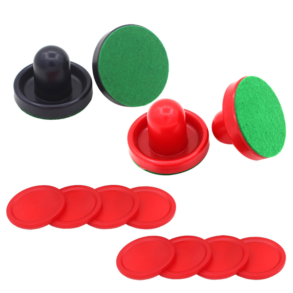 16 96mm airhockey-schieberpucks als ersatz für spieltische, torwart-kopfballsets, airhockey-ausrüstungszubehör