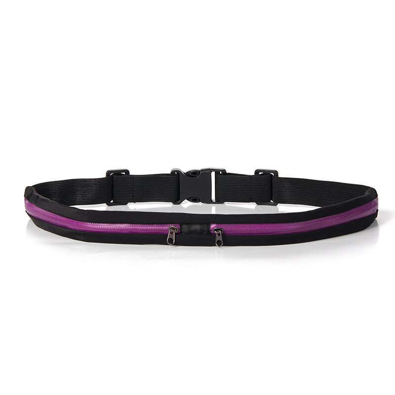Aokali Sporttas Outdoor Elasticiteit mannen en vrouwen Fitness Running Portemonnee Anti-diefstal Waterdichte Onzichtbare Mobiele Riem: Double2