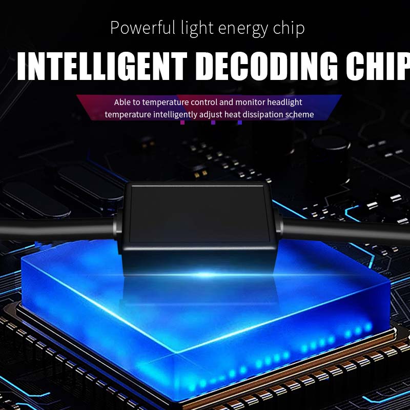 2 Stuks Auto Koplampen Lamp H4 Lenzen Led Lamp H4 Led Canbus Koplampen H4 Mini Projector Led Voor motorfiets Ultra Heldere Koplamp