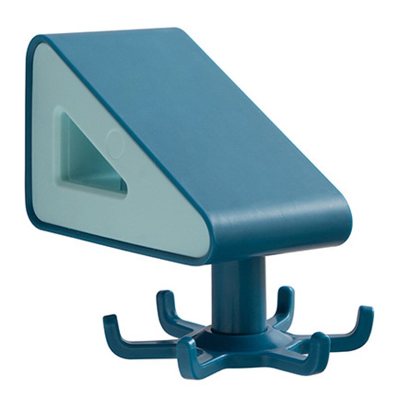 Kitchen Paper Holder Rack Roll Holder Hanger Spatula For Kitchenware Towel Rack Tissue Shelf Organizer: Deep Blue