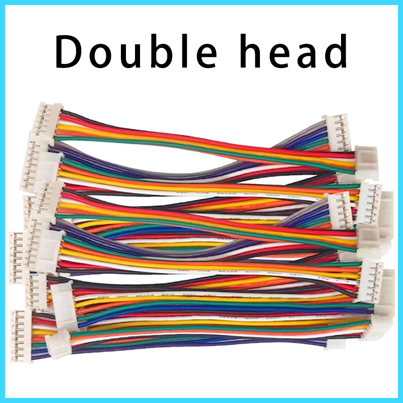 10PCS JST PH2.0 PH 2.0mm Wire Cable Connector 2/3/4/5/6/7/8/9/10/12 Pin 2.0MM Pitch Plug 10CM/20cm/30CM Wire Length 26AWG: Dark Grey / T-branch Connector / 2P