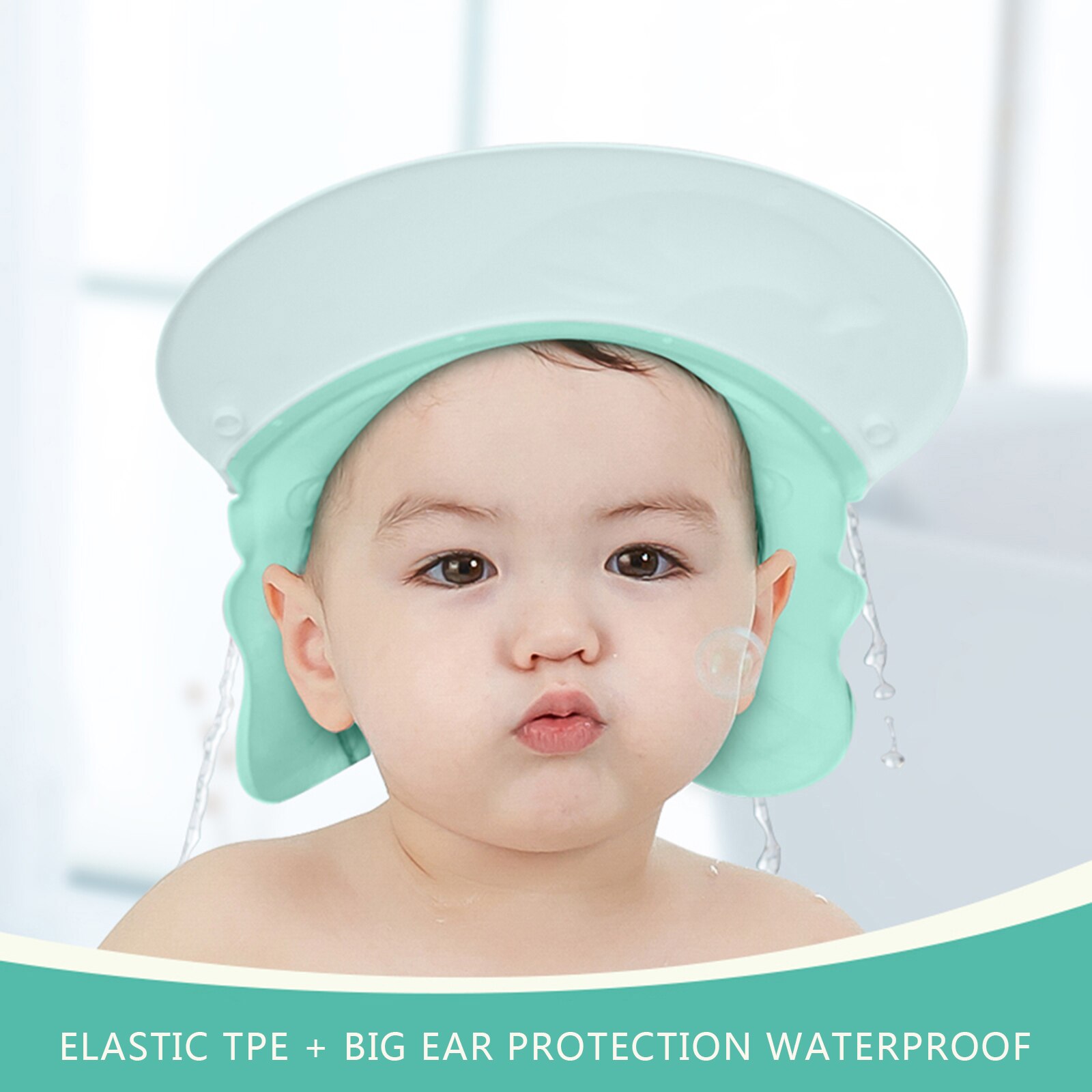Baby Shampoo Cap Olifant Shampoo Cap Waterdicht Oo... Grandado