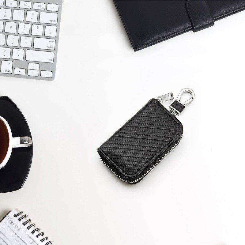 Faraday Bag for Car Key Fob Signal Blocking Pouch Signal Blocker Key Protector Shielding Bag RFID Key Bag Anti-Theft Case Pouch