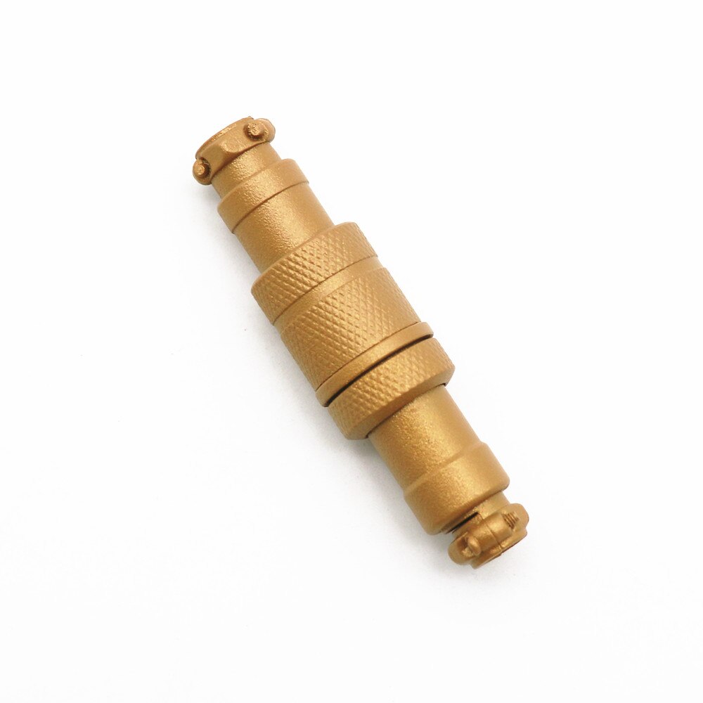 Colorful Matt Cyan Dark Gold Red Black GX16 Aviator Socket Docking 4 Core 4Pin Male&amp;Female for Keyboard Coiled USB Type C Cable: MattGX16 DarkGold