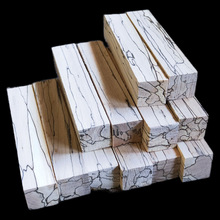 Stylo/cuillère en bois, manche de couteau en bois stable, motif d&#39;érable fendu, bricolage, 1 pièce