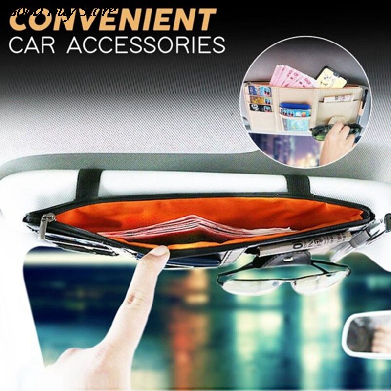 Bolsa organizadora para porta-celular, porta-celular, couro organizador para bagagem, adesivo mágico, de bolso, traseiro