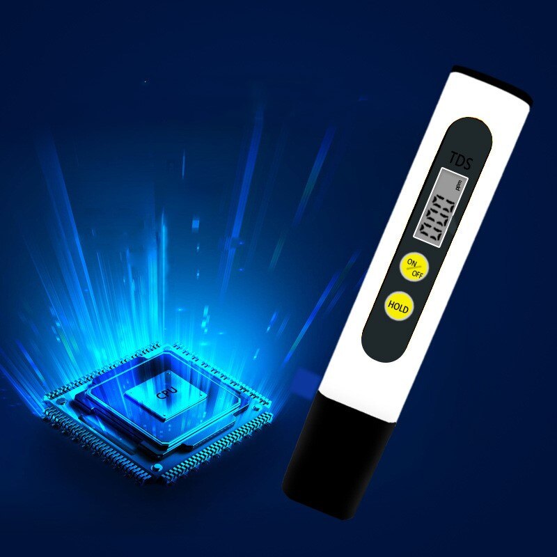 TDS Meter Water Tester Automatic Calibration Tester 0-990ppm Ideal Water Test Drinking Water Aquariums for Lab Monitor