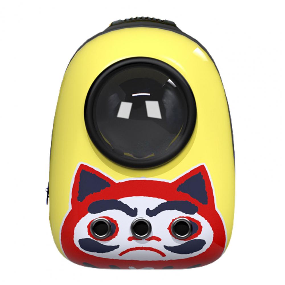 Portable Cat Backpack With Vents Double Zipper Pet Carrier Backpack Oxford Cloth Dogs Carrier Cat Carrier Bag Pet Backpack