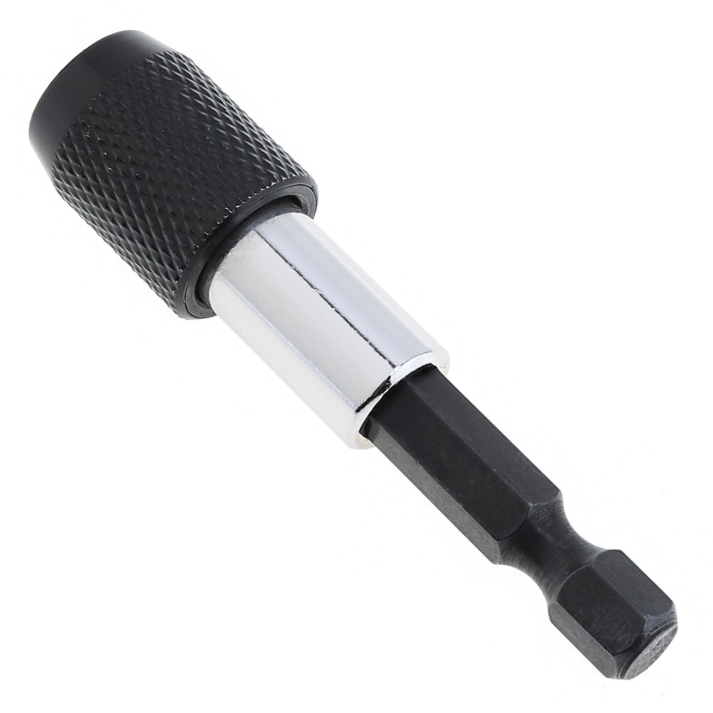 1pcs 6.35mm 1/4 Inch Hex Shank Quick Release Hex Bit Drill Chuck/ Screwdriver Bit Holder Extension Bar for electric drill