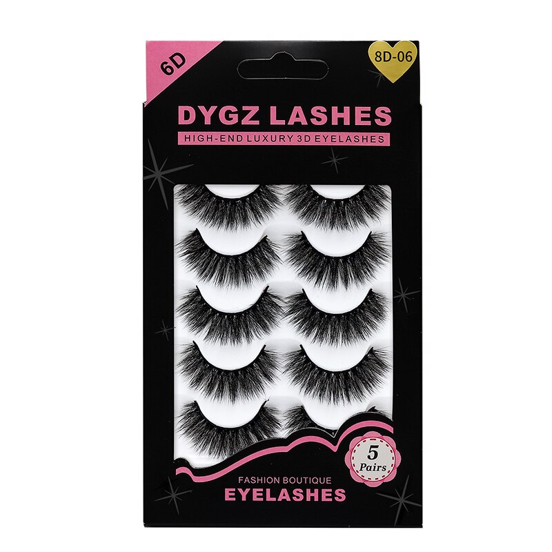 5 par 3d ögonfransar mink lösögonfransar handgjorda fluffiga fluffiga naturliga långa fransar dramatisk makeup ögonfransar cilios mink verktyg: 6