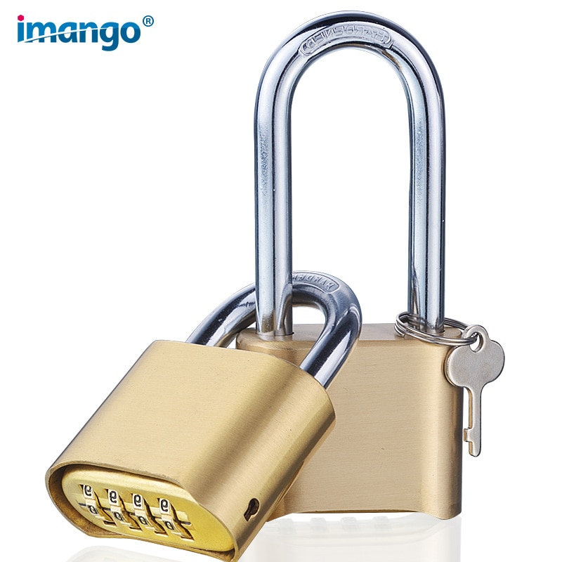Combination 4 Number Code Security Anti Rust Padlock Set for Gym Sports Fence School Employee Locker Outdoor Fence Padlock