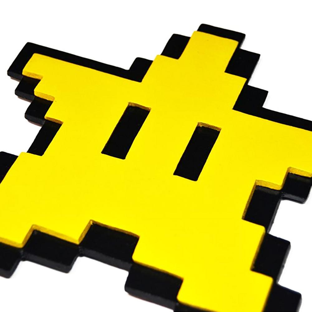 Pixel Star Christmas Tree Topper Pixel Stars On Christmas Tree 3D Star Shape ABS Plastic Christmas Tree Decoration Topper