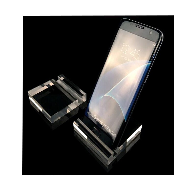 10pcs Clear acrylic mobile cell phone display stand phone Digital product holder jewelry/watch display holder rack