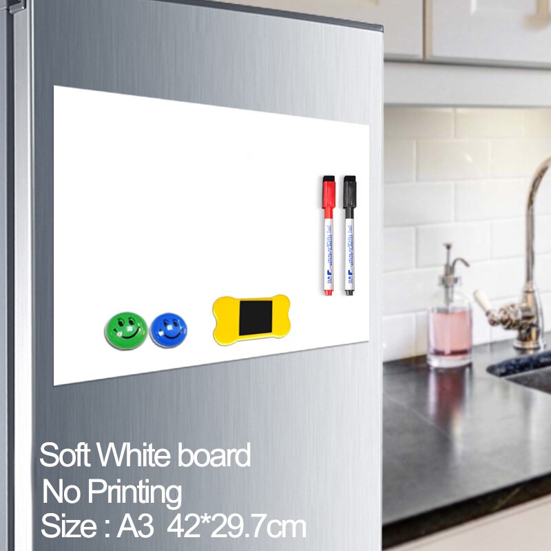 YIBAI Magnetic Monthly Planner Dry Erase Board for Fridge and Home school with free: White