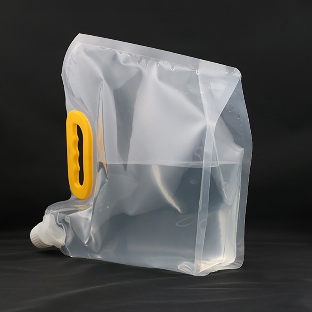 1.5/2.5/5l genanvendelige sammenklappelige fleksible vandflaskeposer drikkevareopbevaring camping vandring vandflaske bærbare drikkeflasker