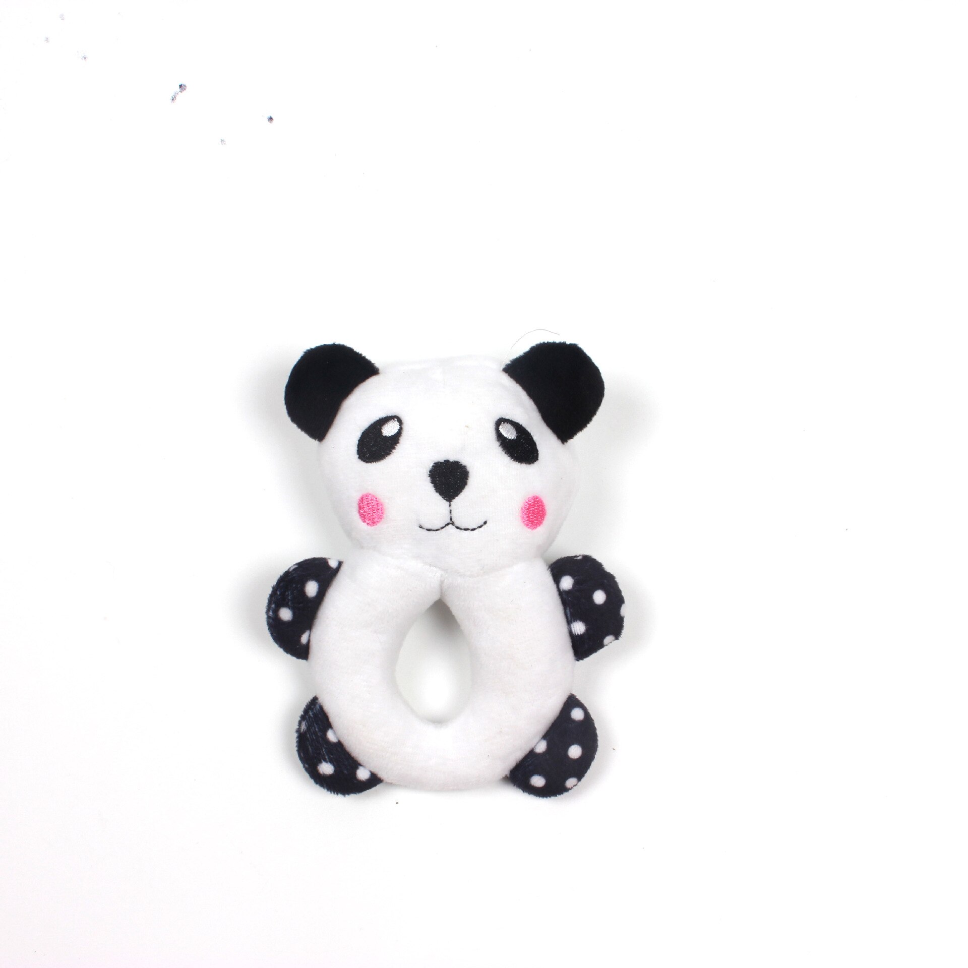 Cute Animal Donuts Squeaky Toy for Dog Chew and Tooth Cleaning Piggie Panda Chicken Froggy