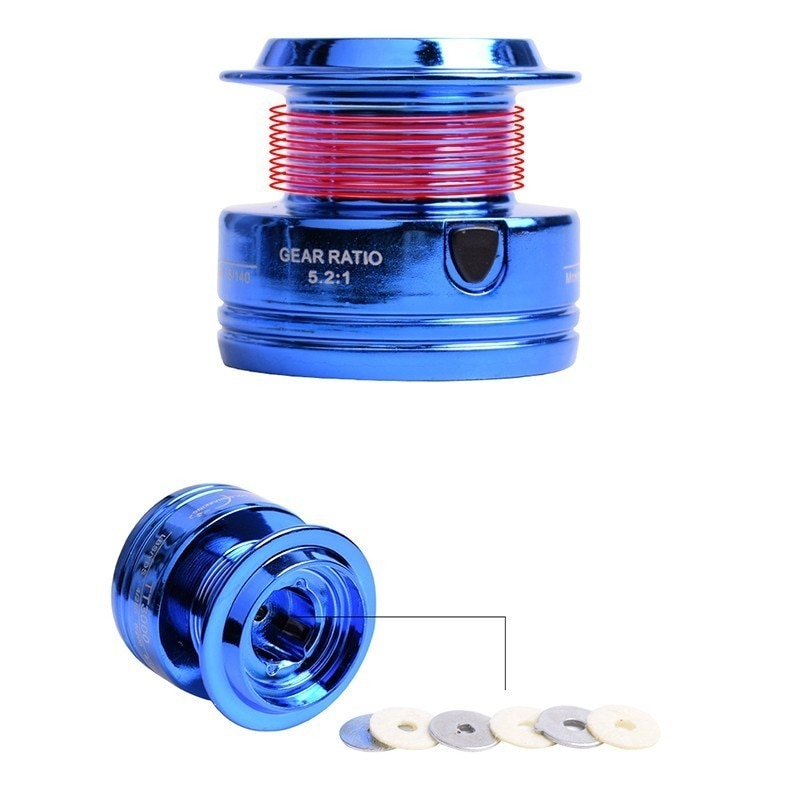 Mavllos Goedkope Vissen Spinning Reel 2000 3000 6000 Max Drag 10Kg Metal Gear Zoetwater Karper Surf Saltwater Spinning Vissen reel