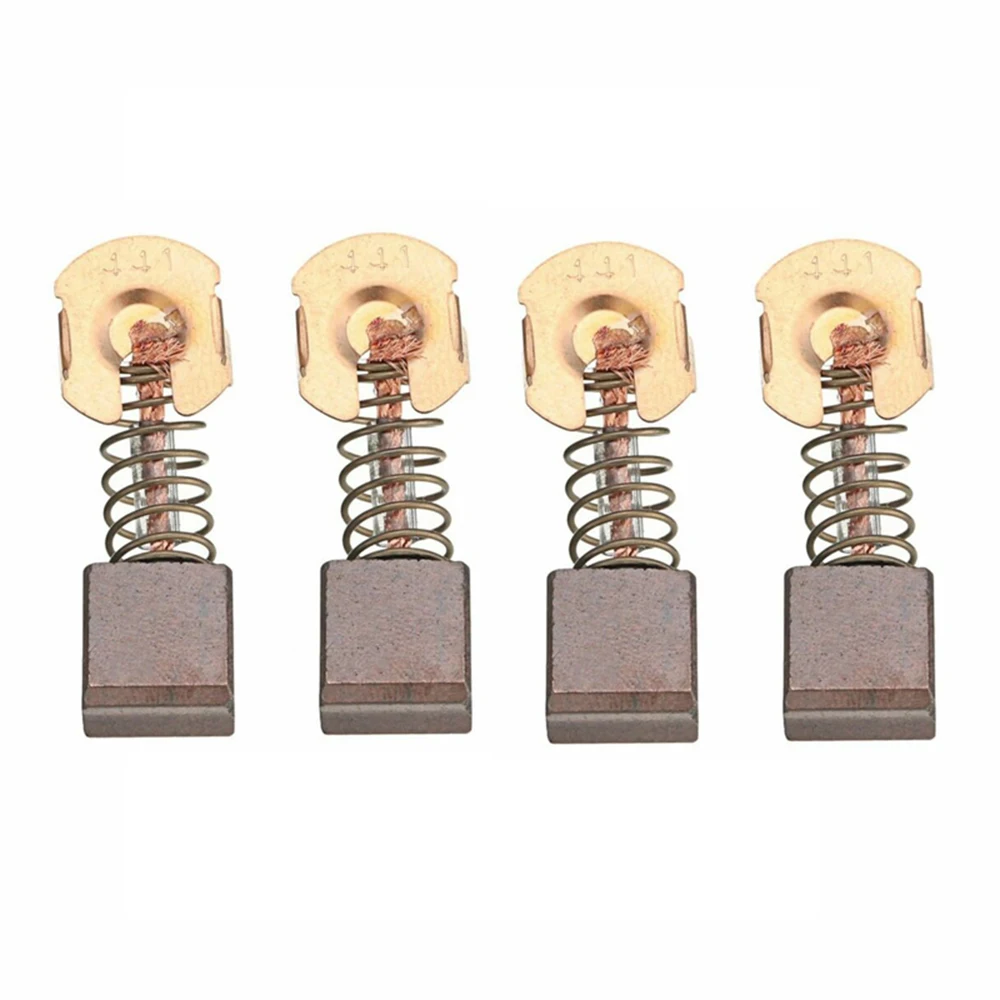 For MAKITA CB441 CB432 DTW450 DSS611 DSS610 BSS611 BSS610 Carbon Brushes Set of 4 Brushes Copper and Carbon Material