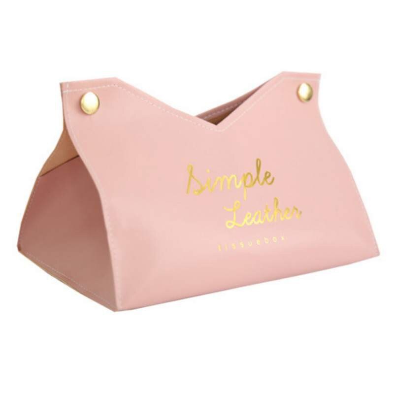 Moderne Toiletpapier Case Lederen Tissue Doos Tissues Houder Kantoor Auto Servet Dispenser Servet Papierrol Toiletpapier Case