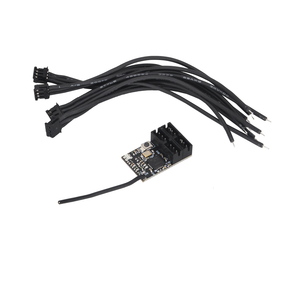 Récepteur Compatible Futaba T-FHSS Nano, sortie 4 canaux, prise JST1.5mm pour émetteur RC mini-z Racing 7PX 4PX 4PM 4GRS 4PLS: WHITE