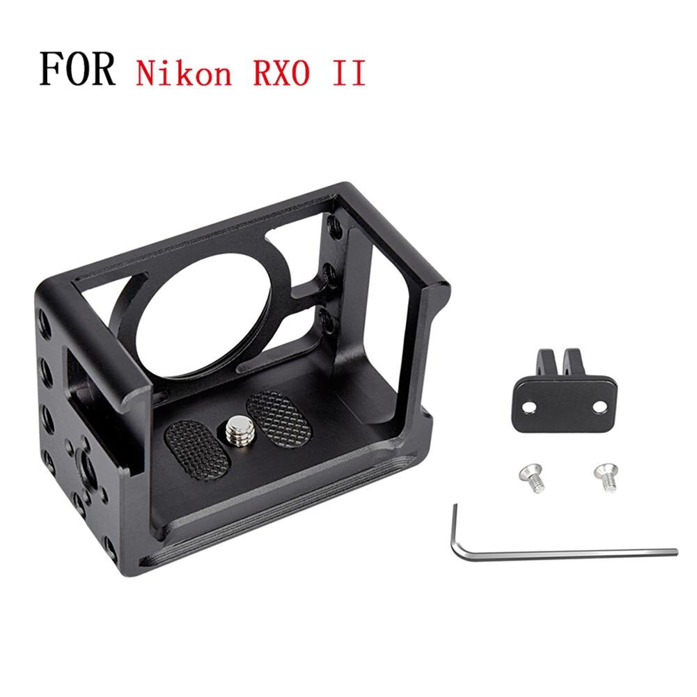 Yiwa Black Magnesium Alloy Camera Protective Case Cage Kit for RXO II Camera Accessories r30: Default Title