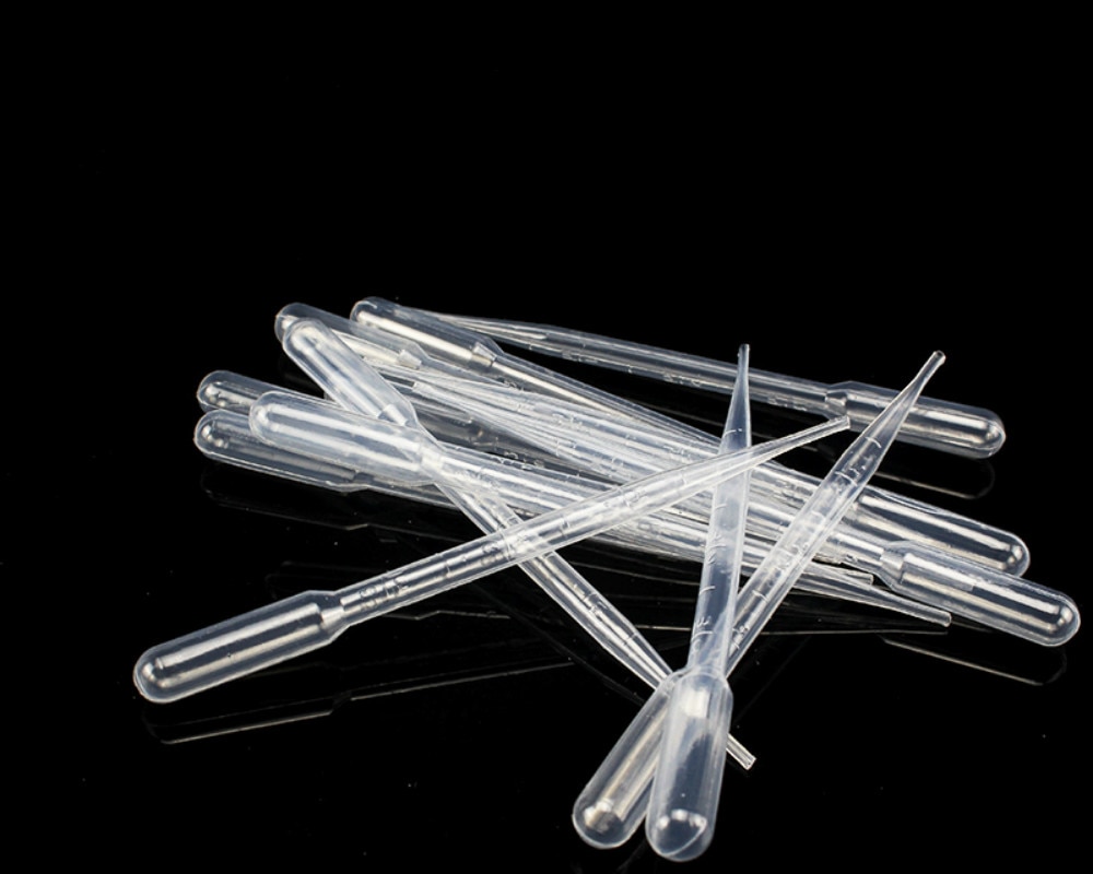 100 stuks 3ml wegwerp plastic transfer druppelaar parfum oogdruppelaar praktische multifunctionele druppelaar hervulbare flessen