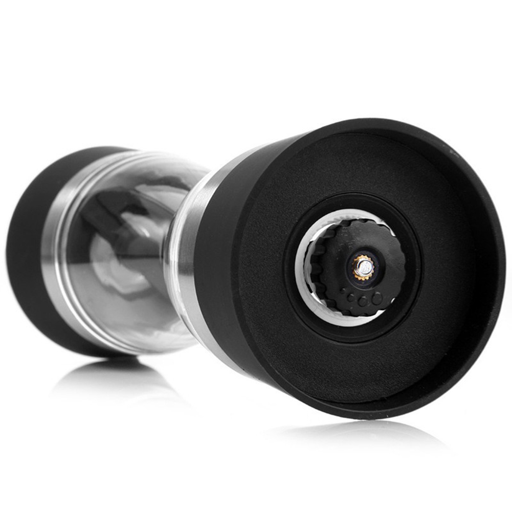 2 in 1 dobbel salt pepper mølle sesam krydder kvern shaker kjøkken matlaging verktøy keramisk akryl enkel å rengjøre multi-purpose bærbar