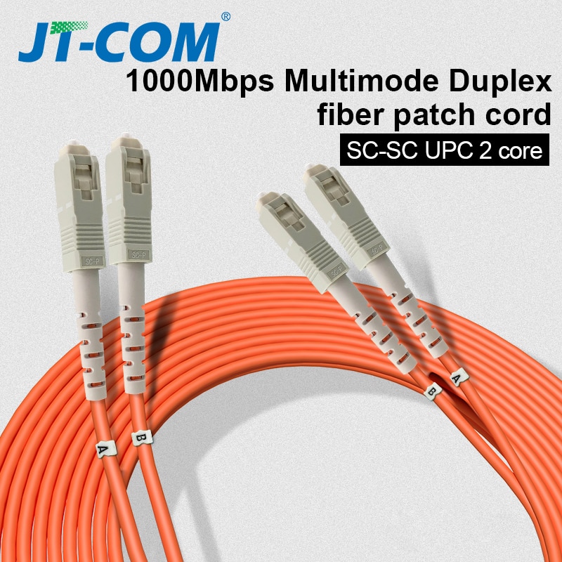 1Gb OM2 SC-SC Fiber Cable Multimode Duplex SC 2.0mm 3.0mm Fiber Optic Patch Cord Fiber Patch Cable 3m 5m 10m 20m 30m 50m