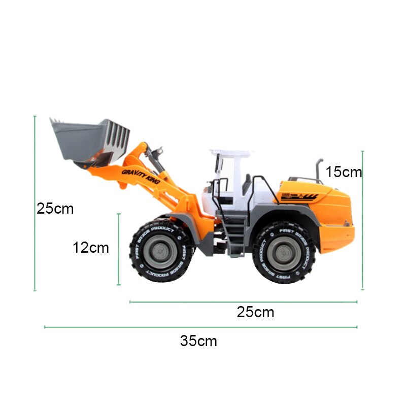 freundlicher Reibung Angetrieben Jumbo Bulldozer Traktor Lkw Bau Spielzeug Fahrzeug, Spielzeug für Jungen und Mädchen