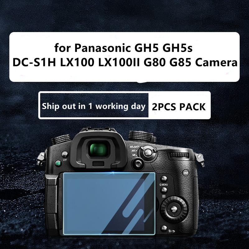 2Pcs GH5 GH6 Camera Originele Gehard Glas Voor Panasonic GH5 GH5s DC-S1H LX100 LX100II G80 G85 Lcd Screen Protector cover Film