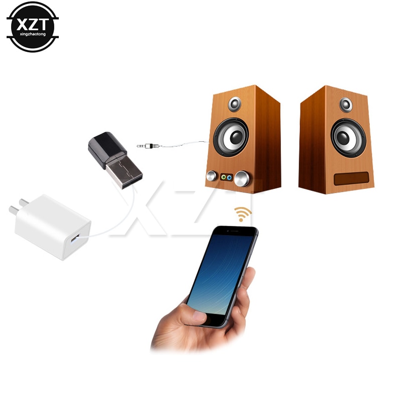 Bluetooth Auto Bluetooth AUX Mini Bluetooth Ontvanger Adapter Stereo Draadloze Luidsprekers Audio Manos Libres Bluetooth Para Autos