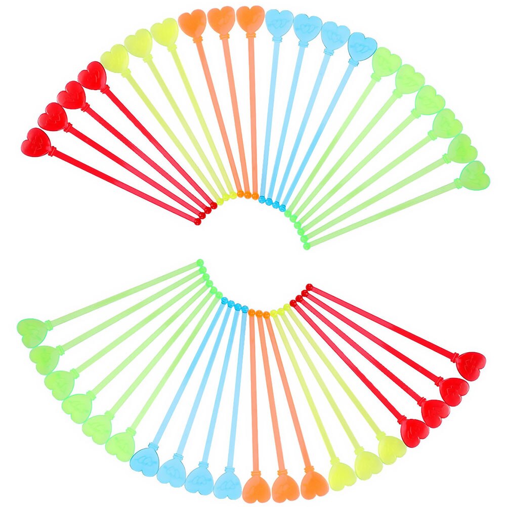 40PCS Acrylic Swizzle Stick Premium Swizzle Stick Safe Swizzle Stick