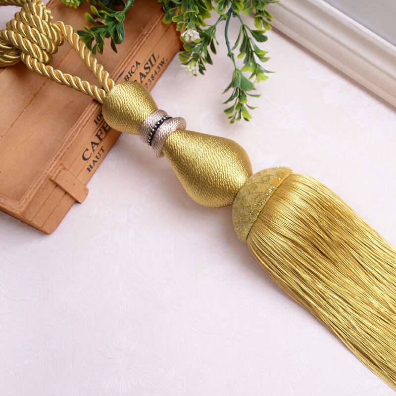 2 teile/los Vorhang Quaste Pinsel Fringe Raffhalter Hängen Gürtel Ball Seile Vorhang Zubehör Tieback Schnalle Wohnkultur