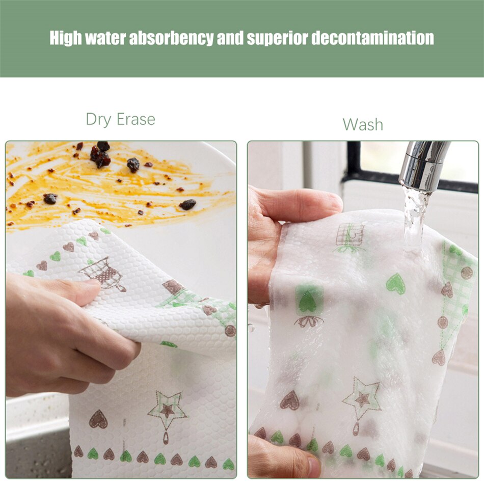 Paño de limpieza de papel desechable para cocina, Herramientas de limpieza, papel higiénico cómodo, capucha de Santa, filtro de aceite,
