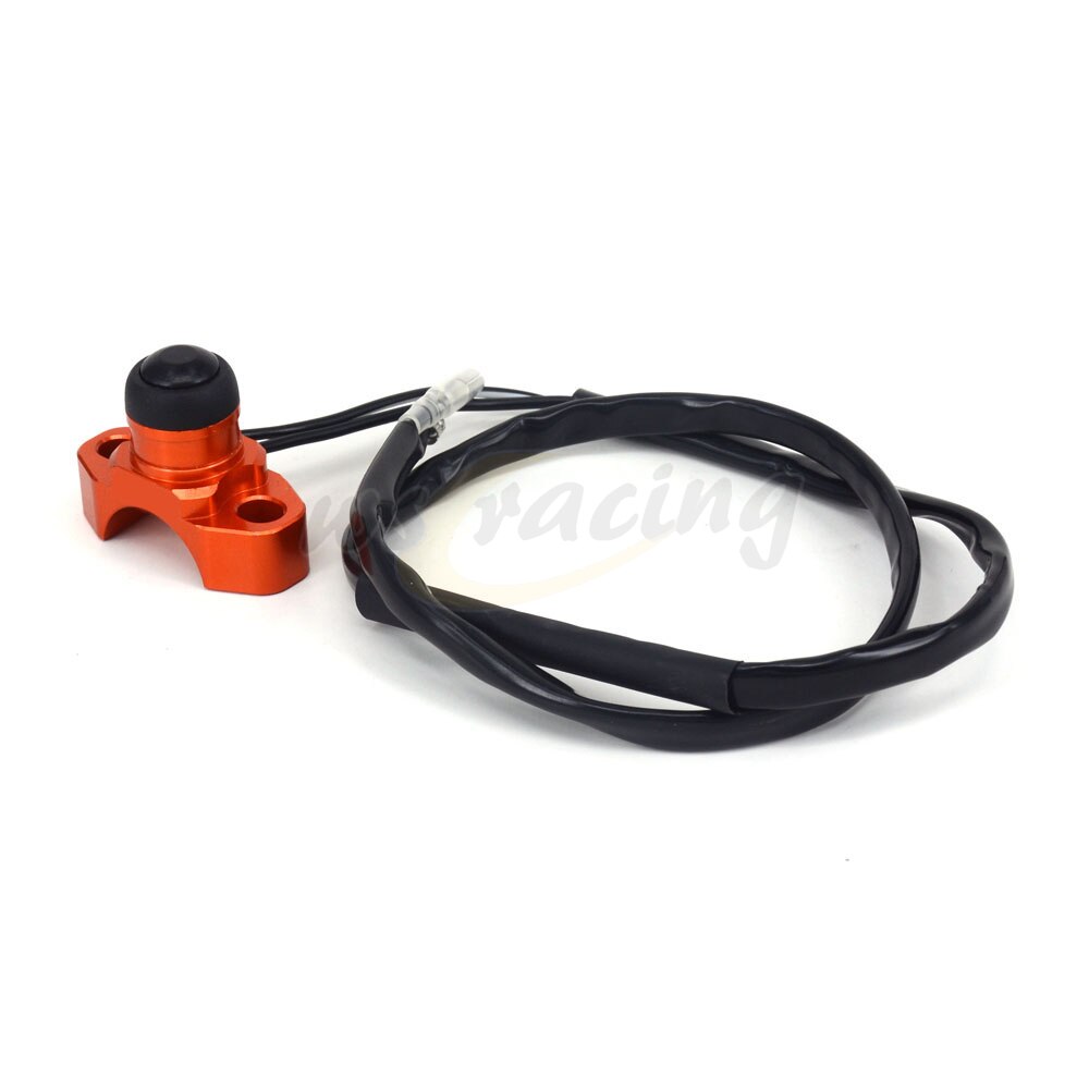 Bouton marche/arrêt universel pour moto SUZUKI, compatible avec les modèles RM85, RM125, RM250, RMZ250, RMZ450, RMX250, DR250, DRZ400 S/SM, DR650: orange