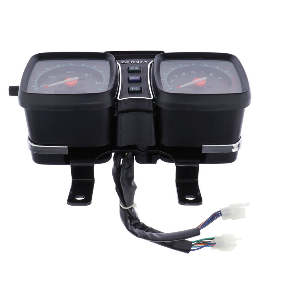 1 Piece Universal Motorcycle Boat Speedometer Odometer Tachometer All-in-one 12000 rpm