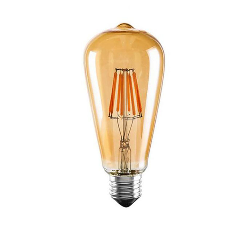LED ST64 3W 6W 9W 12W 15W 18W 21W Warm White Intage Edison Filament Bulb E27 B22 110V 220V 360 Degree Energy Light Lamp