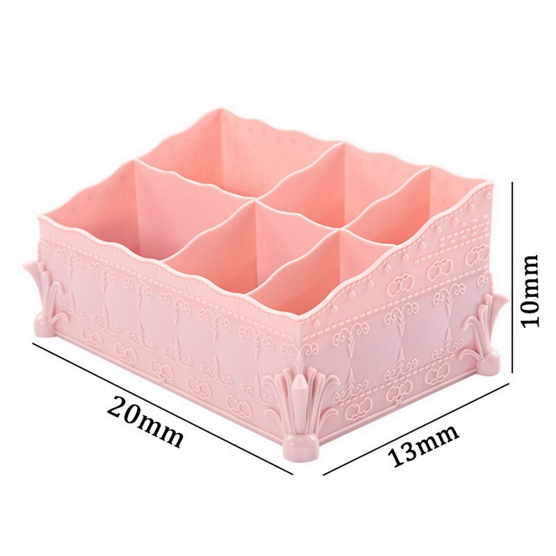 Up Organizer Cosmetische Grote Capaciteit Cosmetische Opbergdoos Organizer Desktop Sieraden Nagellak Make Drawer Container Thuis: pink