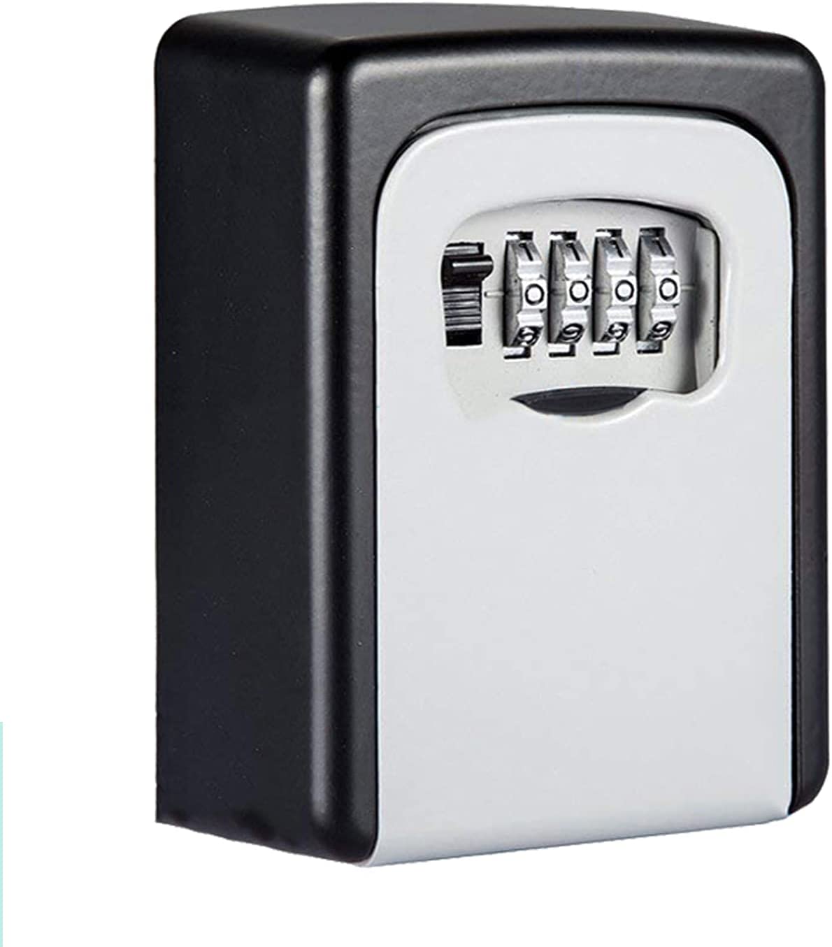 Key Storage Lock Box Exterior Outdoor Weatherproof Hide Wall Mounted 4-Digit Combination Lock Box Key Safe Box