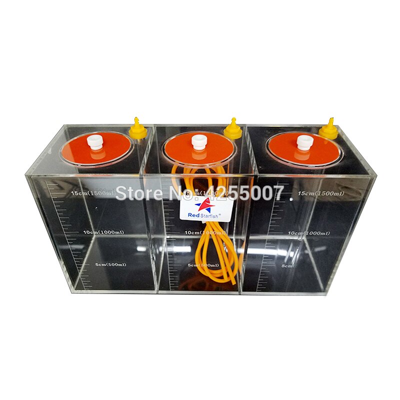 Red Starfish DT-45 Dosing Pump Scale Liquid Storage Bucket With Scale 4.5Liters Acrylic made