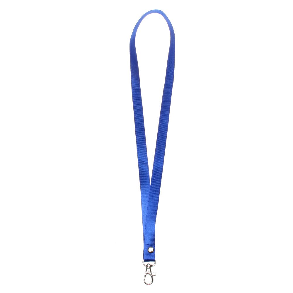 Cordon tour de cou de sécurité détachable pour porte-badge, porte-clés, anneau métallique, porte-cartes, porte-badge, aléatoire