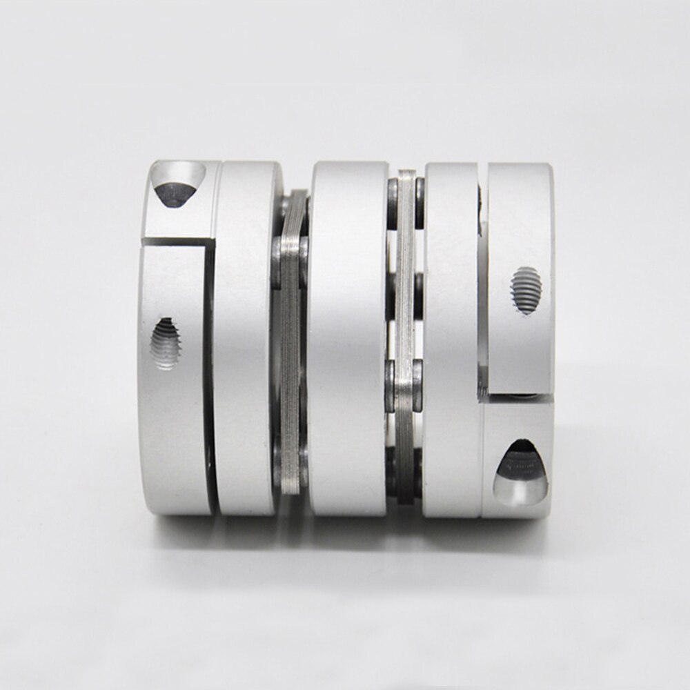 1pc D26L35 Aluminum alloy double diaphragm coupling elastic connector D26mm L35mm ball screw step servo motor encoder computer
