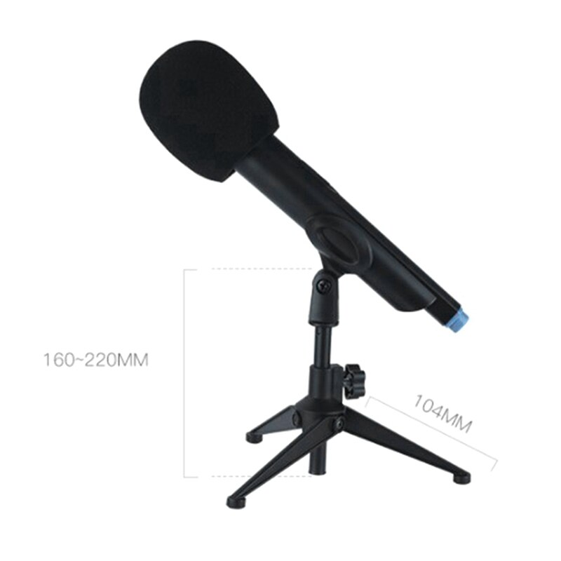 Microphone Stand Desktop Tripod Stand Wired Wireless Microphone Stand Desktop