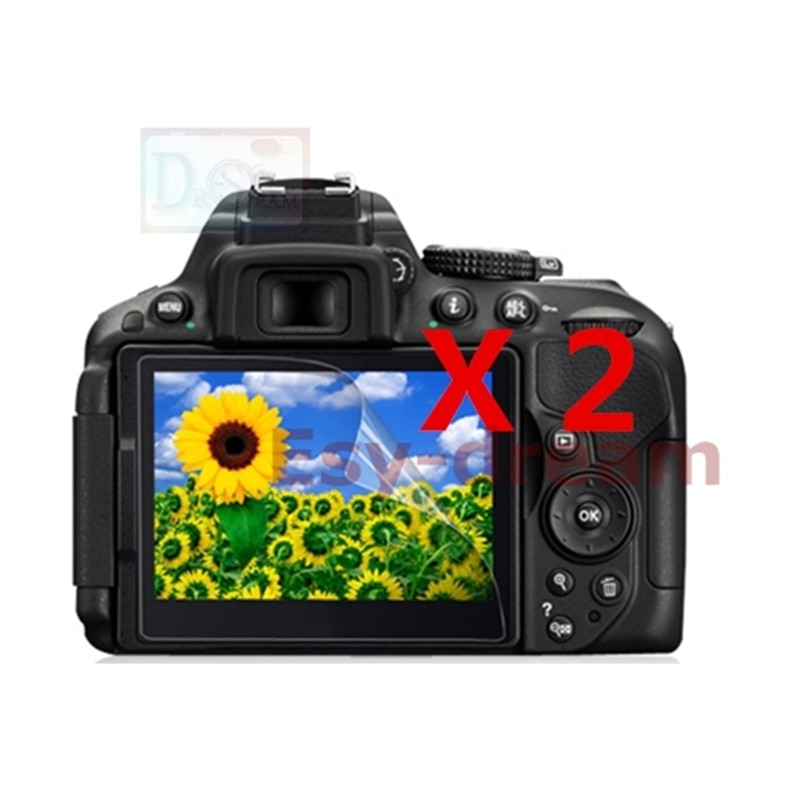 2 Stuks Lcd-scherm Film Protector Voor Nikon D5300 D5500 D5600 PB432