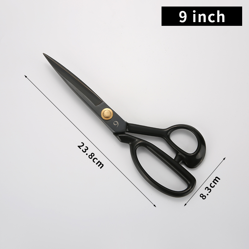 Tijeras de costura profesionales, tijeras de sastre, tijeras para bordar, tela, costura, corte, suministros para manualidades, tijeras, 1 ud.: Gris oscuro