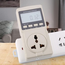 GM86 Digital LCD Micro Power Meter Analyzer Monitor Measuring Tester EU Plug 220V Power Monitor