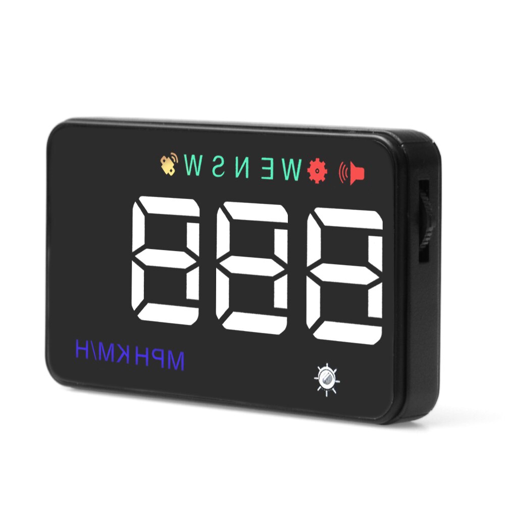 3.5 inch HUD A5 OBD II Car Windshield HUD Head Up Display with GPS Speed Fatigue Warning