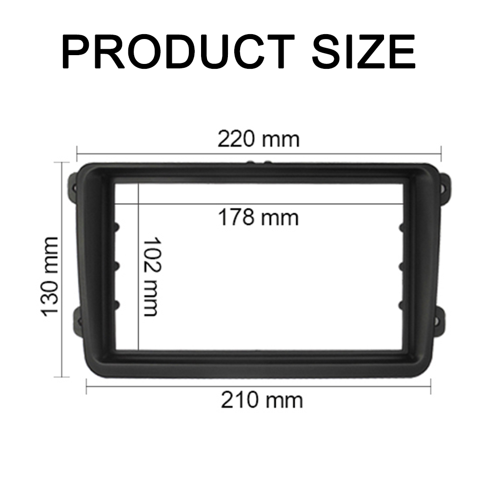 Radio Fascia Voor Vw Touran Caddy Jetta Golf Passa... Grandado